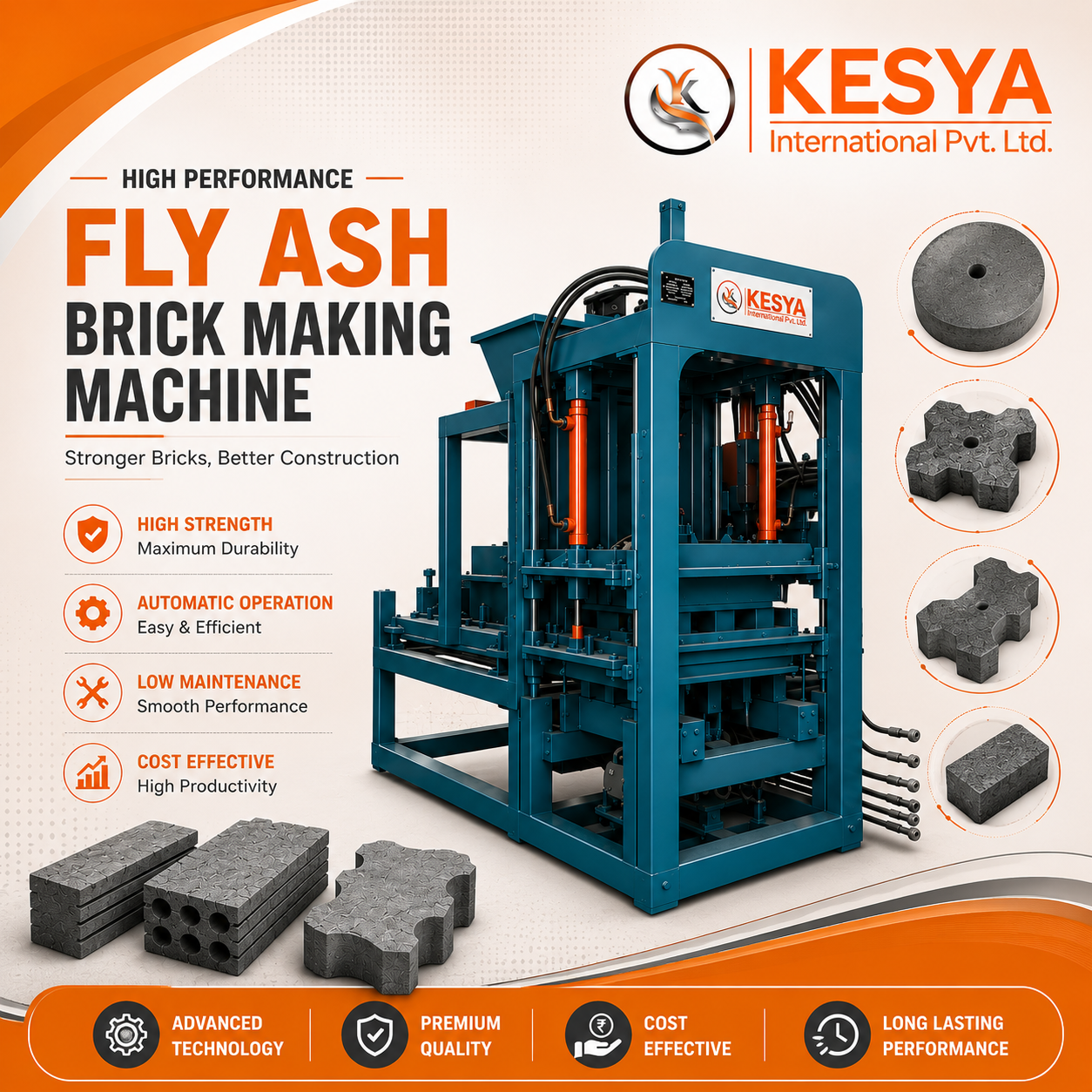 Cover Block Making Machine Dealers in India | Kesya International